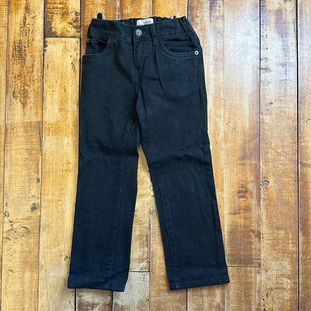 Place jeans size 5 boys skinny black jeans fall winter adjustable waist